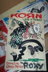 Korn unframed, signed by the artist Korn unframed, signed by the artist